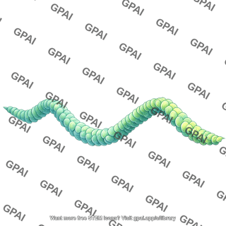 Amyloid beta fibre wavy