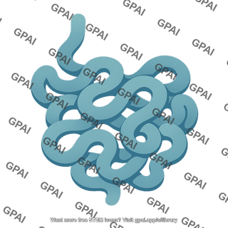 Small intestines symbol