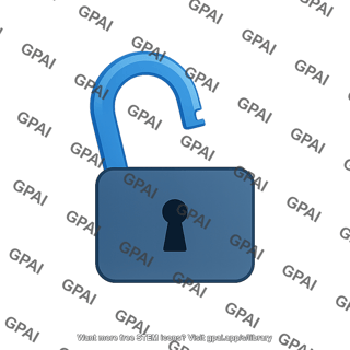 Padlock symbol open