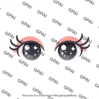 Biomoji eyes sparkly with eyelashes