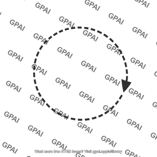 Circular arrow editable 3