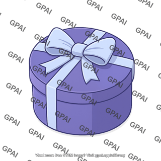 Gift box round