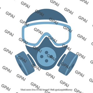 Gas mask symbol