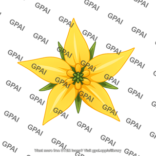 Tomato flower top view