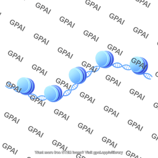 Nucleosome brush wavy