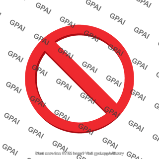 No sign