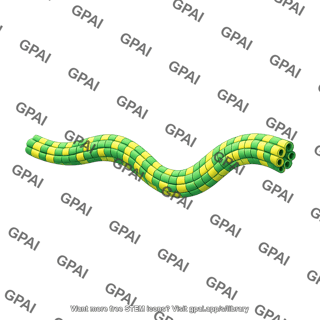 Microtubule brush wavy 2
