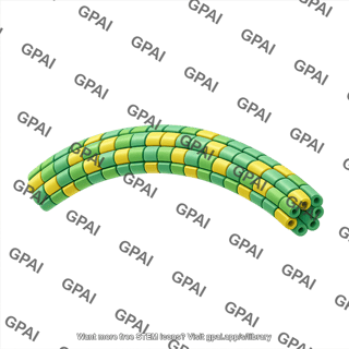 Microtubule brush small arc