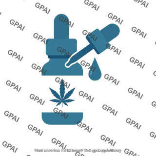Cannabis drops symbol