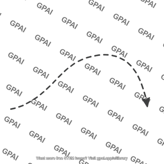Curving arrow dashed editable 4