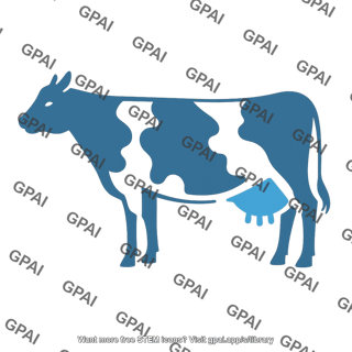 Dairy cow symbol