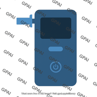 Breathalyzer test symbol