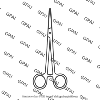 Scissors surgical closed symbol