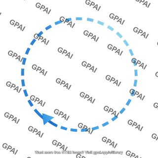 Circular arrow dashed editable 1
