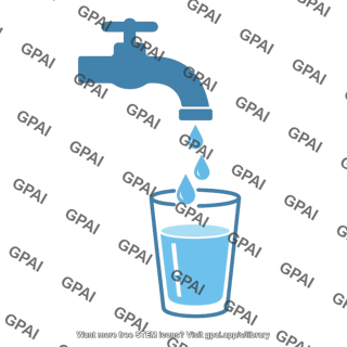 Drinking water symbol