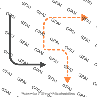 Rounded corner arrow editable 3