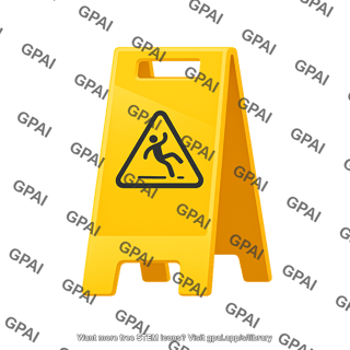 Wet floor sign