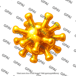Gold particle branched
