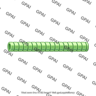Microtubule brush simplified straight