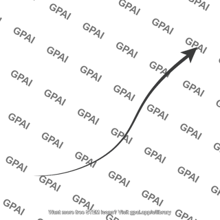 Curving arrow tapered editable 6