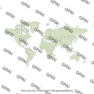World map with countries