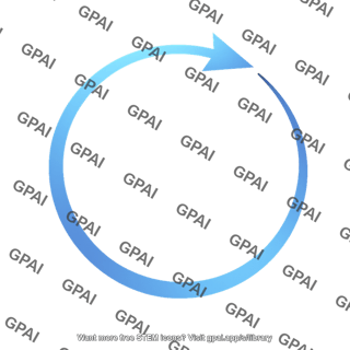 Circular arrow tapered editable 1