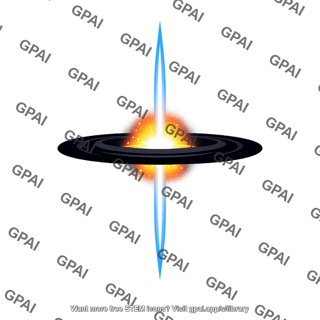 Quasar with dark disk and jets