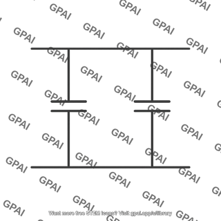 Parallel capacitor pair