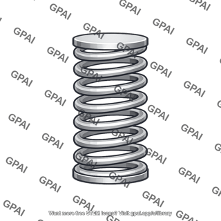 Vertical compression spring