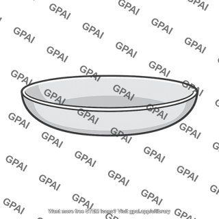 Shallow vessel curved bottom