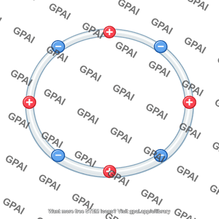 Plastic ring with charge markers