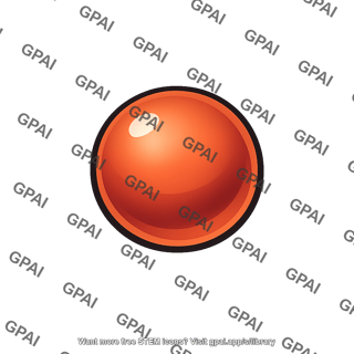 Copper atom sphere