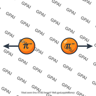 Negative pion pair opposite momenta