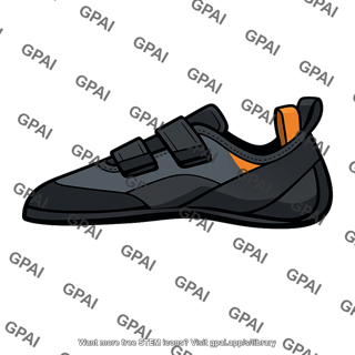Athletic climbing shoe