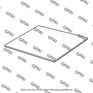 Square metal plate