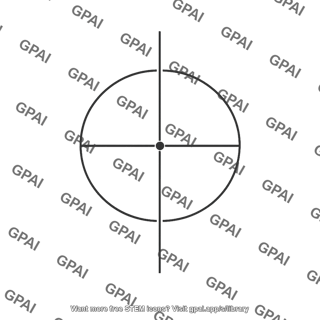 Central axis of circle