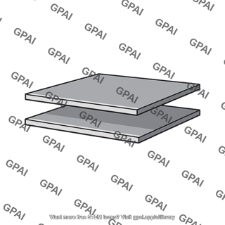 Parallel plate capacitor rectangular perspective