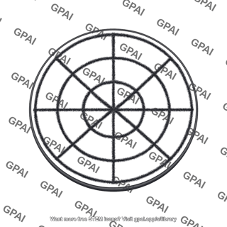 Kettledrum head standing wave pattern