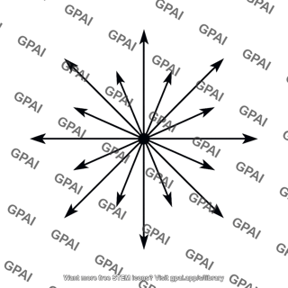 Electric field line pattern radial
