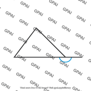 Triangle exterior angle