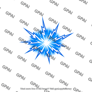 Electric spark burst