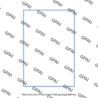 Blue rectangular frame