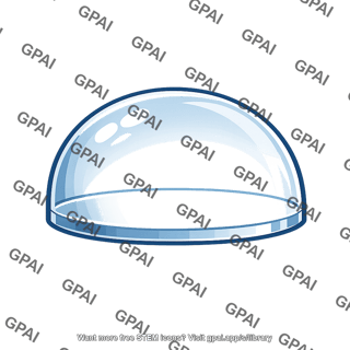 Glass dome