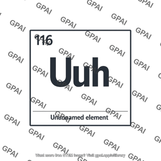 Ununhexium element cell