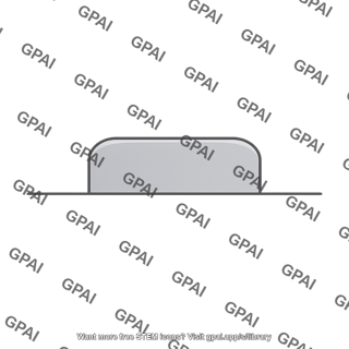Rounded potential energy barrier