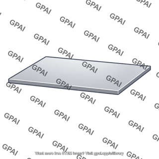 Flat conducting surface section