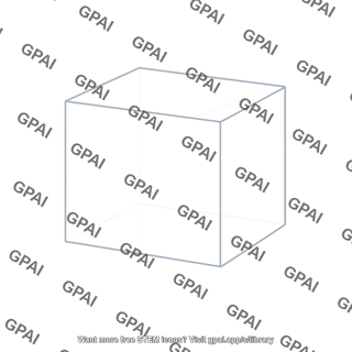 Wireframe cube