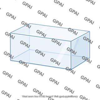Transparent rectangular box