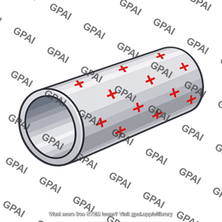 Charged cylindrical shell