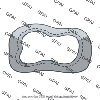 Gaussian surface cavity interior